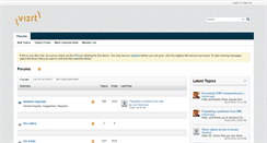 Desktop Screenshot of forum.vizrt.com